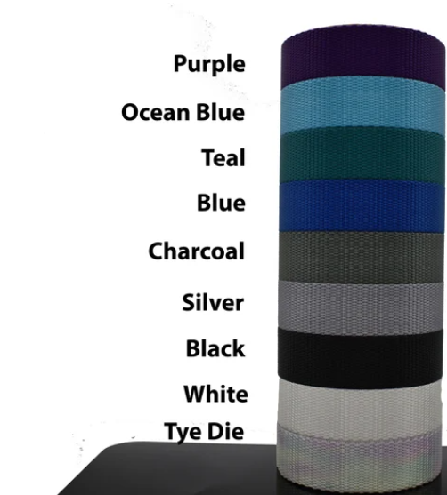 COLLARE NYLON CON SCHIZZI DI COLORE
