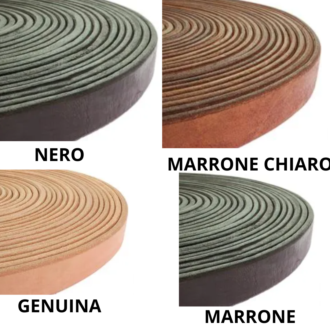 COLLARE CUOIO E BIOTHANE