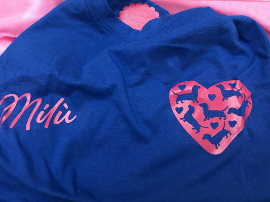 MAGLIA CUORE BASSOTTO